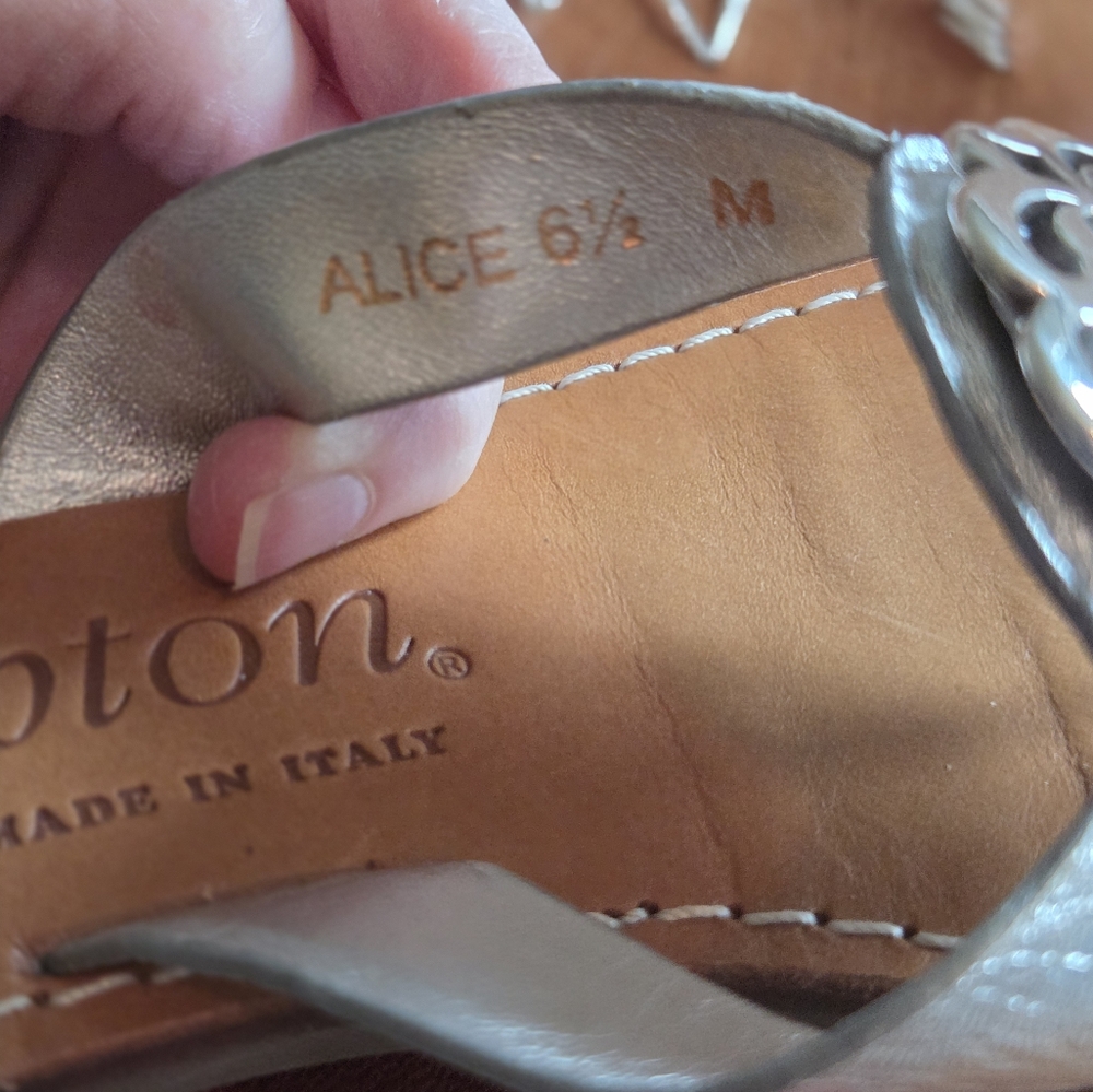 Brighton Alice Silver Sandals - Picture 4 of 4